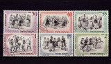 RO 1966 LP 626 &quot;Dansuri populare &quot;,serie , stampilate