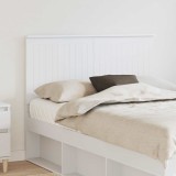 vidaXL Tăblie cap cu headboard Alb 135 cm Lemn compozit 887769