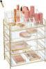 Semn Plastic Cosmetic Storage Organizer Stație cu 2 sertare și 16 divizate