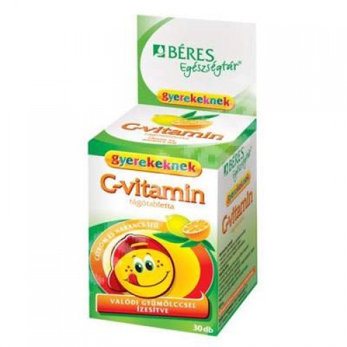 Vitamina C Junior Portocale Beres 30cpr