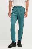 adidas Performance pantaloni de antrenament Train Essentials culoarea verde, cu imprimeu, JW7499