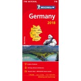 Germany 2018 National Map 718 |, Michelin