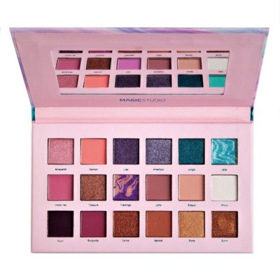 Paleta fard de pleoape Sweet Pastel Magic Studio, 18 culori, oglinda inclusa, 3 ani+ foto