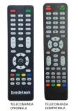 Telecomanda inlocuitoare TV DenisNetwork compatibil cu originalul cod ER1672 /MFY1662 (567)