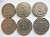 GERMANIA IMPERIU - Lot 6 monede 5 Pfennig (KM# 11) diversi ani (intre 1894 si 1914) (306), Europa, Cupru-Nichel