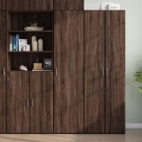 VidaXL Dulap &icirc;nalt, stejar maro, 45x42,5x185 cm, lemn prelucrat