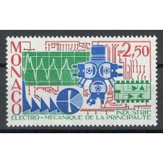 Monaco 1987 Mi 1830 MNH - Industrie și tehnologie: Industria electronică