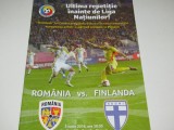 Program meci fotbal ROMANIA - FINLANDA (05.06.2018)