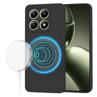 Husa silicon Xiaomi 14T Techsuit SoftFlex MagSafe, negru foto