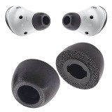 Cumpara ieftin Set 2 dopuri Edman din spuma cu memorie pentru casti Samsung Galaxy Buds Pro, marimea M, Negru