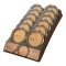 Set 12 bucati Pudra New Skin Matt, efect matifiere, Revers