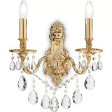 Aplica cristal Ideal Lux Gioconda, 2xE14, auriu