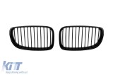 Grile rinichi negre potrivite pentru BMW Seria 1 E81, E82, E87, E88 2007-2011 Performance AutoTuning