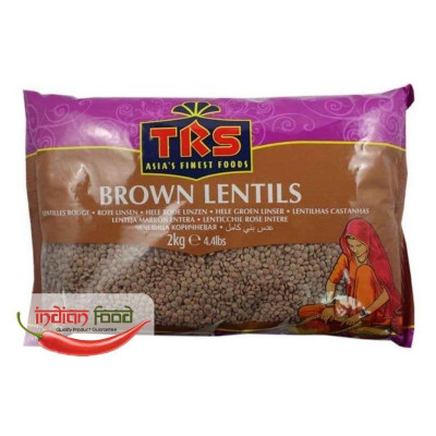 TRS Lentils Brown Whole Masoor (Linte Maro Masoor) 2kg foto