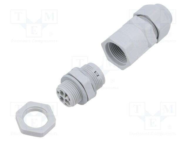 AAG STUCCHI AC Connector 3773 IP66/IP68 Terminal Block 3P Grey
