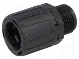 Conector final drept metric exterior M20 poliamidă LAPP SILVYN&reg; FPAS IP66 negru 16mm