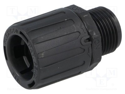 Conector final drept metric exterior M20 poliamidă LAPP SILVYN&amp;reg; FPAS IP66 negru 16mm foto