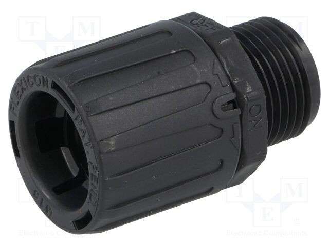 Conector final drept metric exterior M20 poliamidă LAPP SILVYN&reg; FPAS IP66 negru 16mm