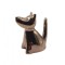 Statueta decorativa, Caine, Auriu, 7 cm, DV02702.1