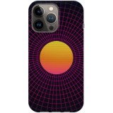 Husa compatibila cu Apple iPhone 12, iPhone 12 Pro model Vaporwave, Silicon, TPU, Viceversa, Transparent, Carcasa