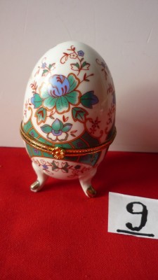 OU - OUA FABERGE DIN PORTELAN Nr. 9 foto