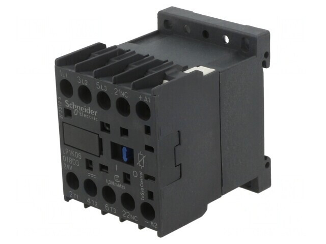 Contactor 3P NO + 3 NC 24VDC 6A