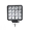 Комплект от 10 LED прожектора за автомобил Flexzon Offroad, 48W, 12V-24V, 1800 лумена, Квадратни, Spot Beam 30&deg;