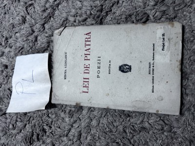 Mircea Radulescu - Leii de piatra - Poezii - PL+ foto