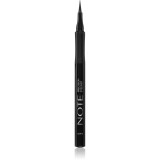 Note Cosmetique Precision Eyeliner contur de precizie, rezistent la apă pentru ochi culoare Black 1 ml