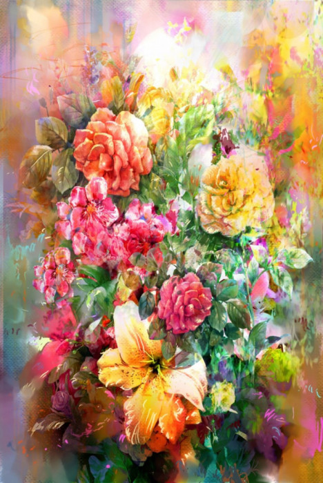 Tablou canvas Flori56, 50 x 75 cm