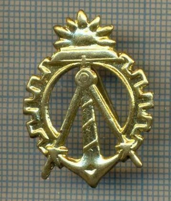 Y 1735 INSIGNA - MILITARA -SEMN DE ARMA -INGINER GENIU -PENTRU COLECTIONARI foto