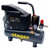 Compresor aer Stager HM1010K, 6L, 8bar, 126L min, monofazat, angrenare directa