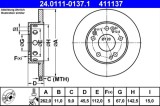 Disc frana ATE 24.0111-0137.1