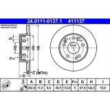 Disc frana ATE 24.0111-0137.1