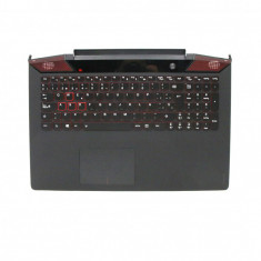 Carcasa superioara cu tastatura Laptop, Lenovo, Y700-15ISK Type 80NV, Y700-15ACZ Type 80NY, AP0ZF000300, 5CB0K25547, cu iluminare, layout SP