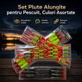 Set Plute Alungite pentru Pescuit, Culori Asortate