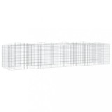 Cumpara ieftin Strat inaltat cu gabion arcuit, 400x100x100 cm, fier galvanizat