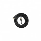 Cumpara ieftin Cablu Apple iPhone Lightning QC3.0 1,5A 2M - Baseus Cafule CALKLF-CV1 Negru/Auriu