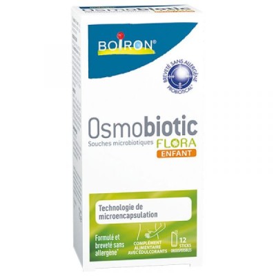 Supliment Alimentar pentru Copii, Boiron, Osmobiotic, Flora, cu Tulpini Osmobiotice, 12 plicuri foto