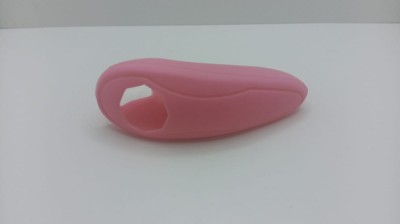 Husa de silicon roz- pentru Nunchuk Nintendo Wii foto