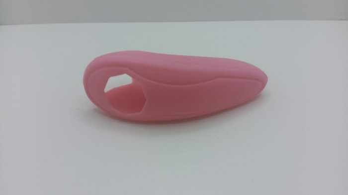 Husa de silicon roz- pentru Nunchuk Nintendo Wii