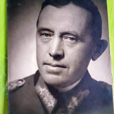 F23-I- WW2-Foto General german al 2 lea razboi Wermacht 3Reich carton gros.