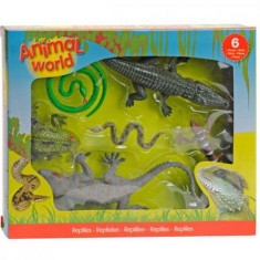 Set 6 figurine din cauciuc - Reptile