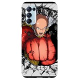 Husa compatibila cu Oppo A5 (2020) model One punch man fist, Silicon, TPU, Viceversa, Transparent, Carcasa