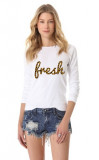 Cumpara ieftin Bluza Fresh - Alb - M, THEICONIC