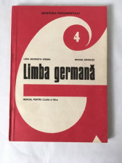 Limba germana - Manual pentru clasa a VIII-a (anul IV de studiu) 1994 foto
