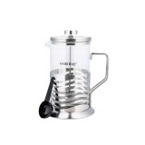 Infuzor pentru ceai si cafea, ceainic presa, capacitate 600 ml, din sticla, Kinghoff