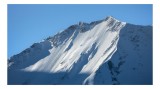 Tablou Canvas pe tema culmilelor alpine cu zăpezii, 39 x 26 cm, CMCLASS