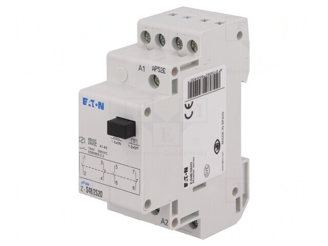 Releu bistabil pentru instalații de impulsuri NC x2 NO x2 Z-S48/2S2O