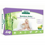 Scutec Bamboo Baby nr.4, 9-13Kg, 26 buc, Aleva Naturals